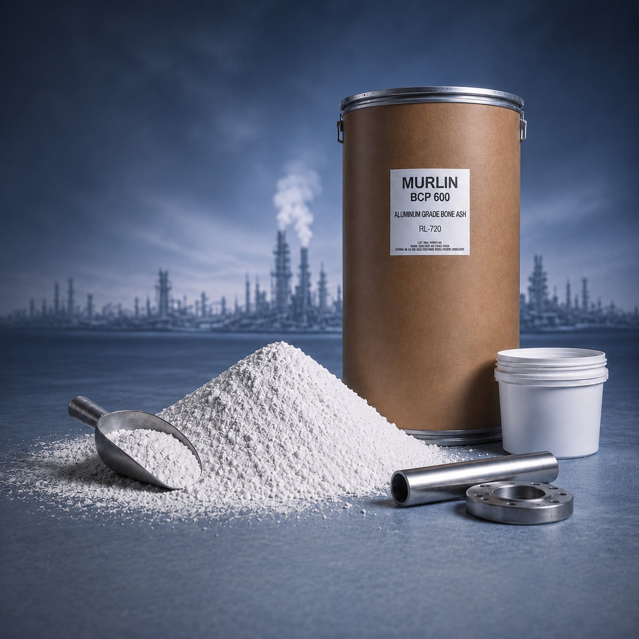 Murlin Chemical Aluminum Grade Bone Ash - 1x1